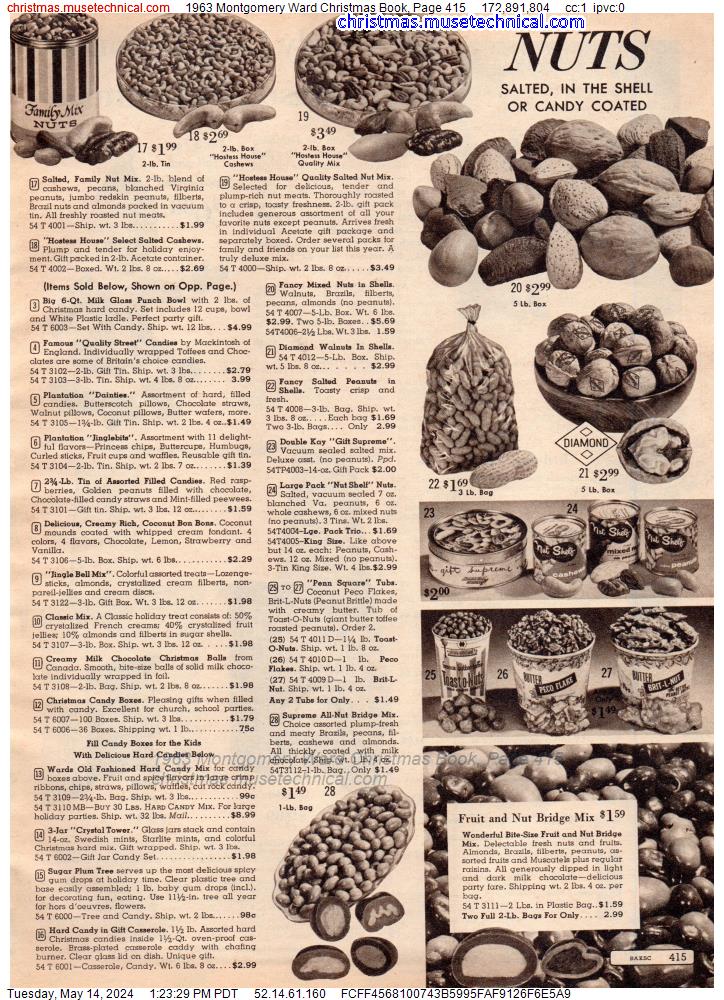 1963 Montgomery Ward Christmas Book, Page 415
