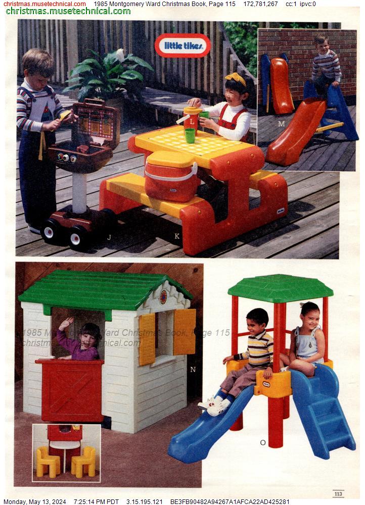 1985 Montgomery Ward Christmas Book, Page 115