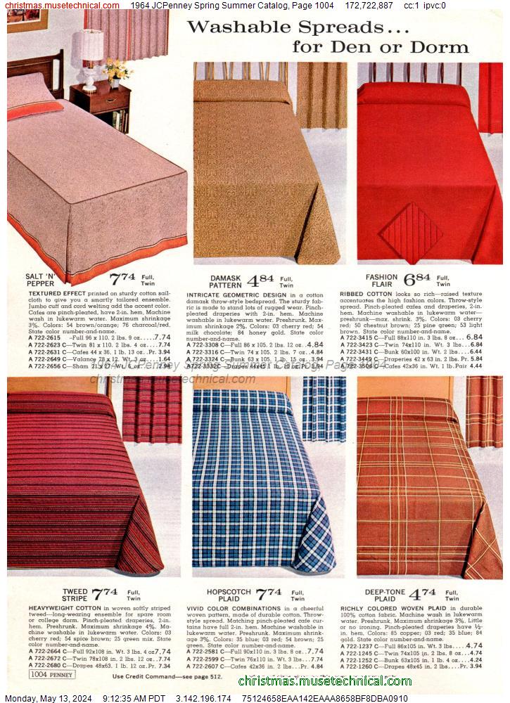1964 JCPenney Spring Summer Catalog, Page 1004