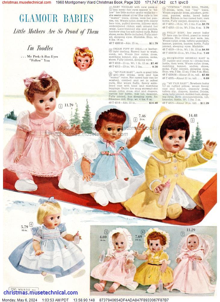 1960 Montgomery Ward Christmas Book, Page 320