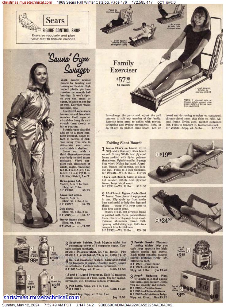1969 Sears Fall Winter Catalog, Page 476