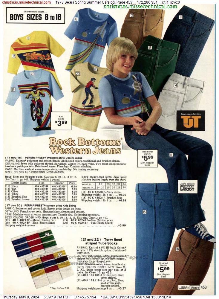1978 Sears Spring Summer Catalog, Page 453