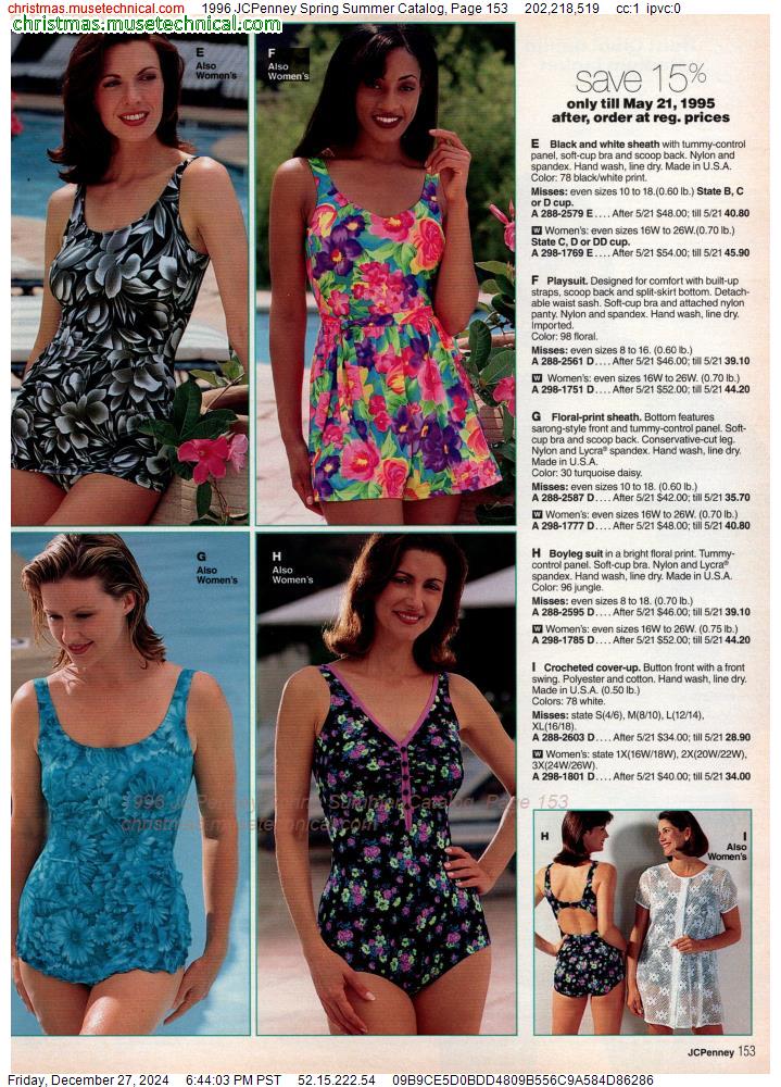 1996 JCPenney Spring Summer Catalog, Page 153