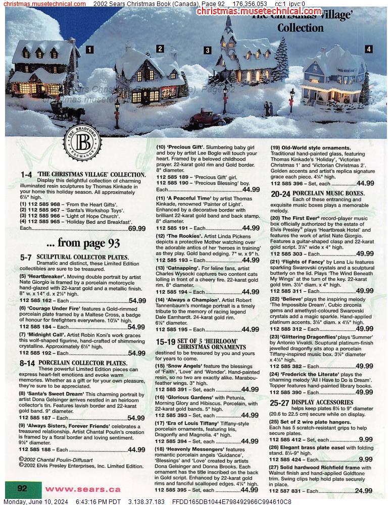 2002 Sears Christmas Book (Canada), Page 92