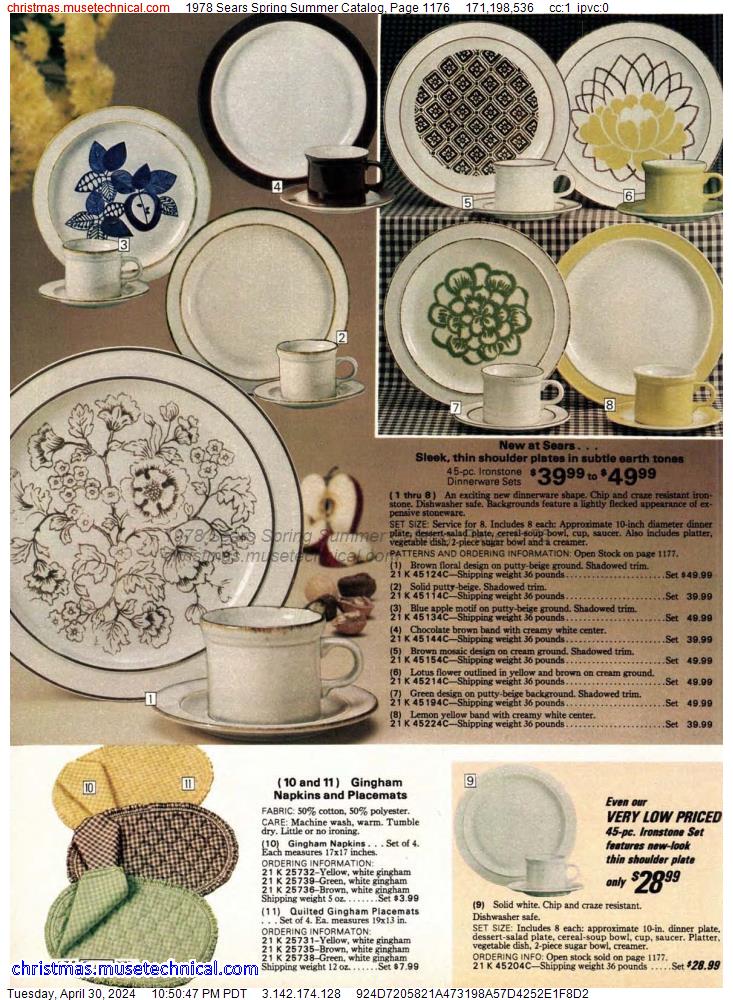 1978 Sears Spring Summer Catalog, Page 1176