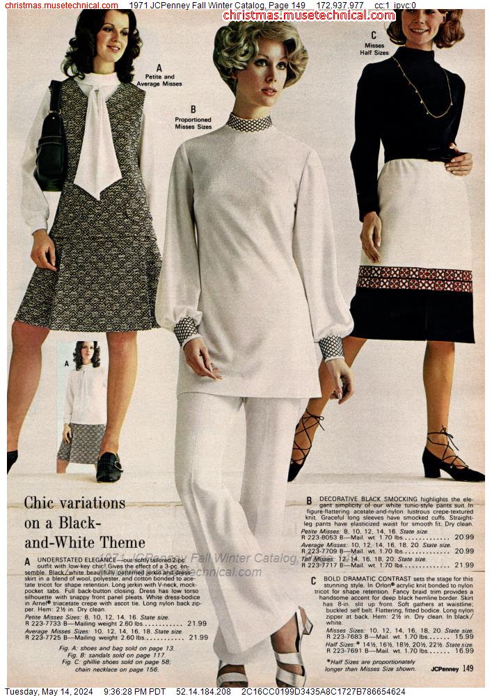 1971 JCPenney Fall Winter Catalog, Page 149