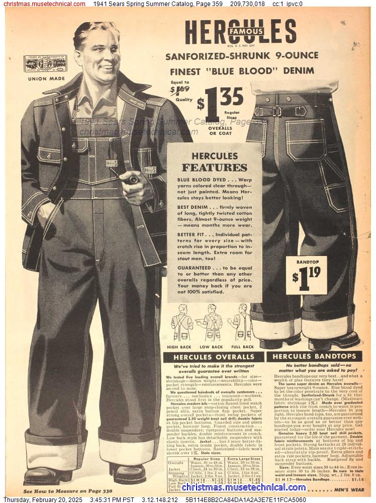 1941 Sears Spring Summer Catalog, Page 359