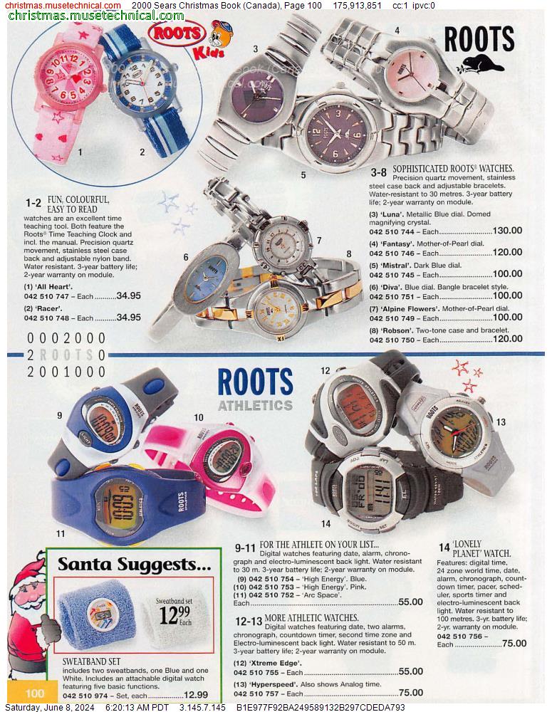 2000 Sears Christmas Book (Canada), Page 100