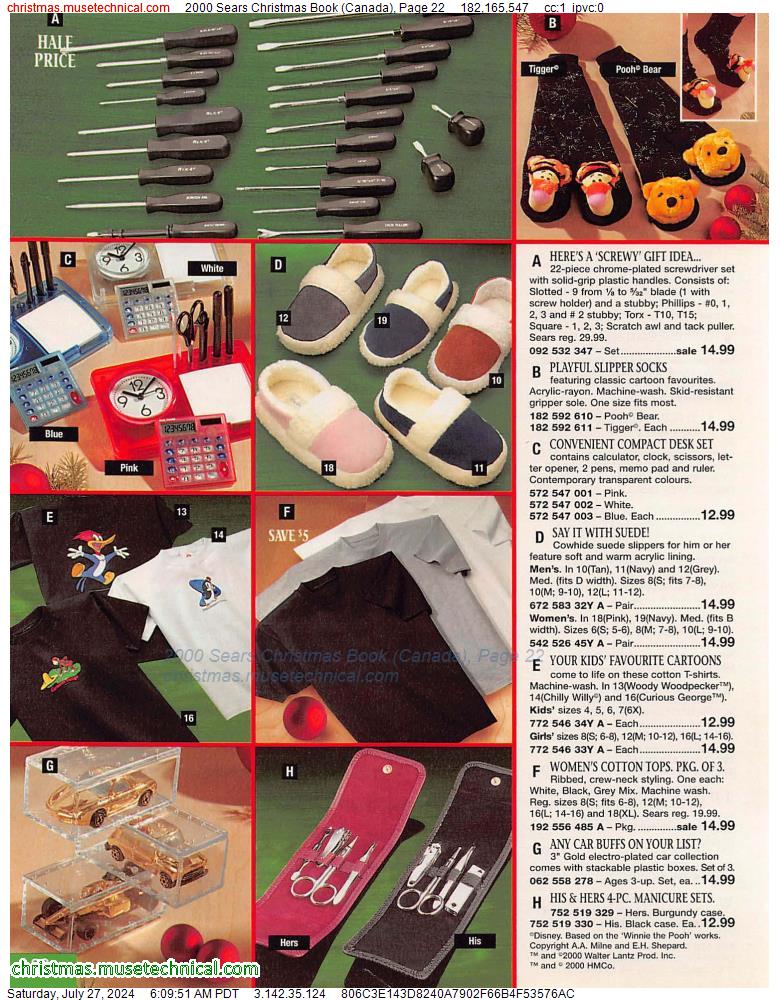 2000 Sears Christmas Book (Canada), Page 22