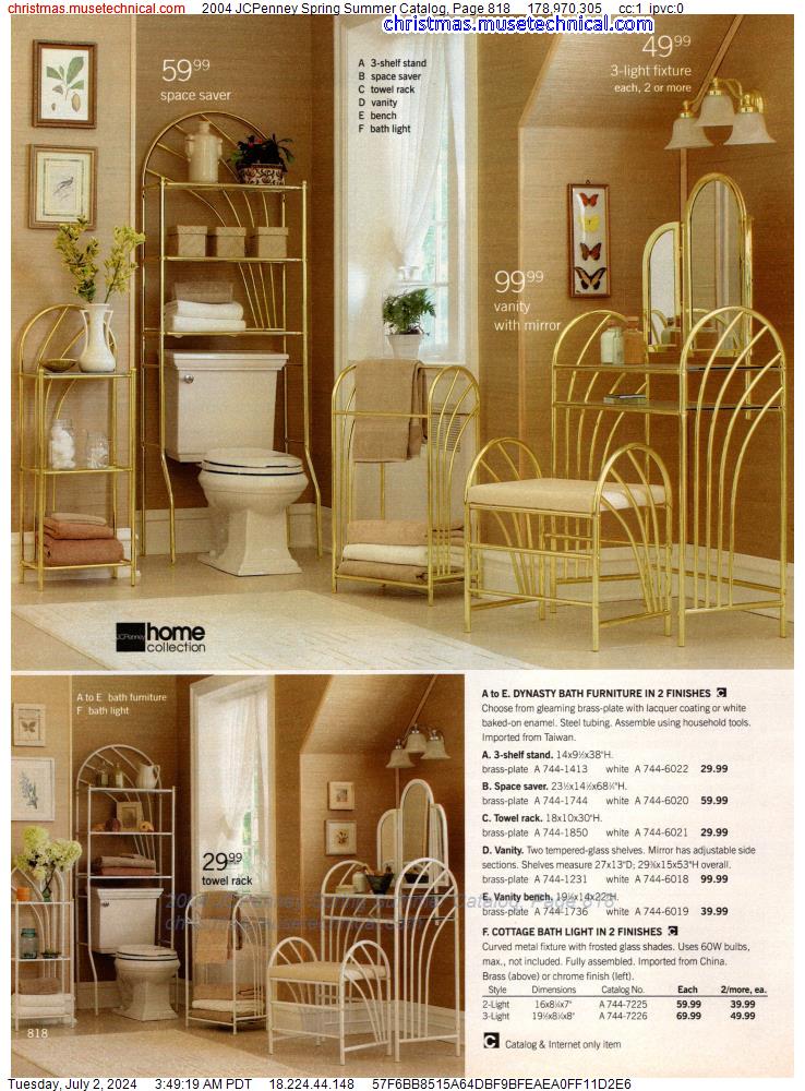 2004 JCPenney Spring Summer Catalog, Page 818