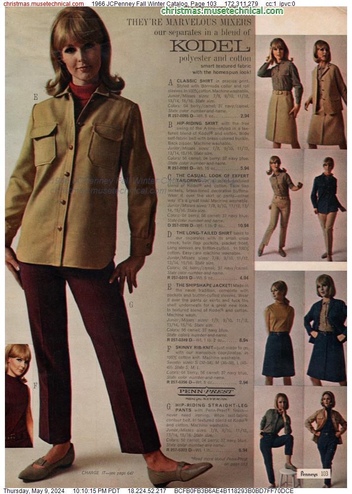 1966 JCPenney Fall Winter Catalog, Page 103