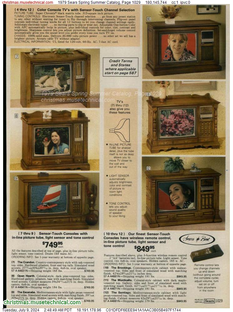 1979 Sears Spring Summer Catalog, Page 1029
