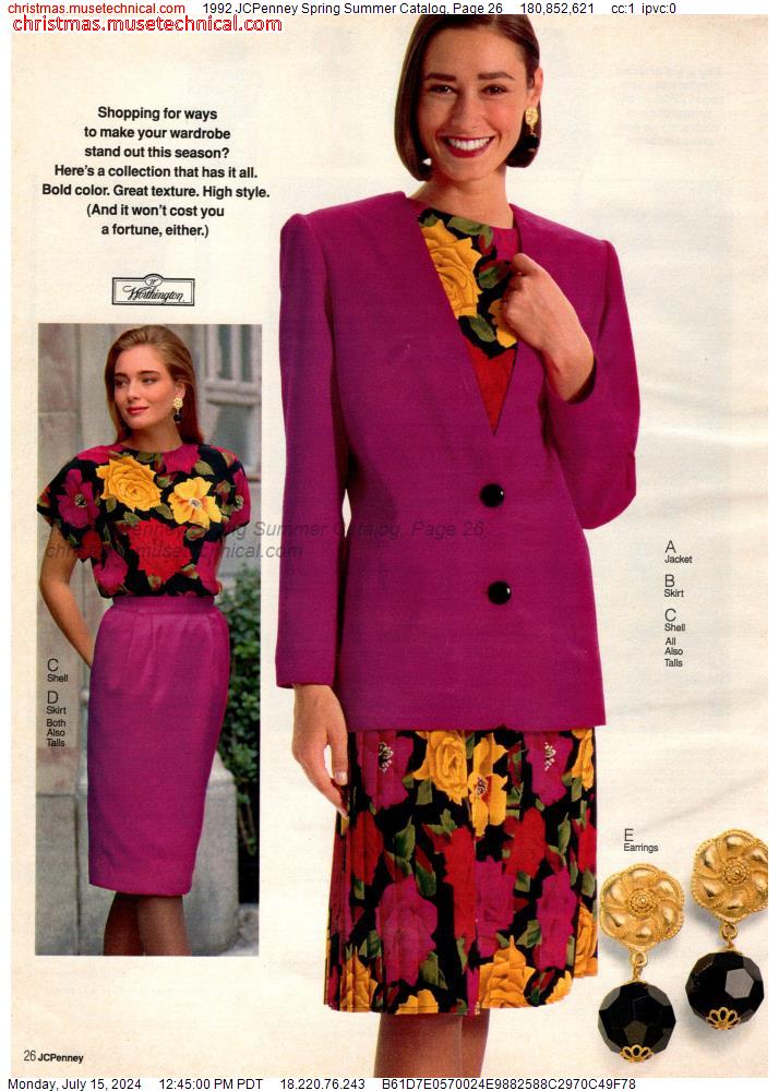 1992 JCPenney Spring Summer Catalog, Page 26