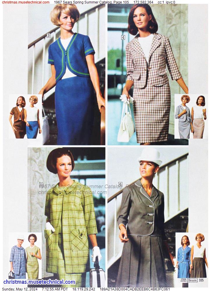 1967 Sears Spring Summer Catalog, Page 105