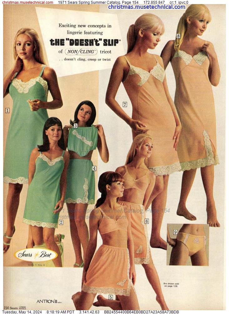 1971 Sears Spring Summer Catalog, Page 154