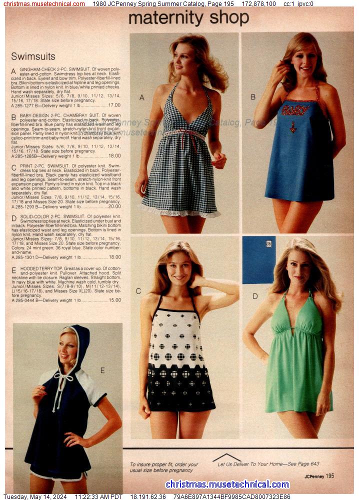 1980 JCPenney Spring Summer Catalog, Page 195