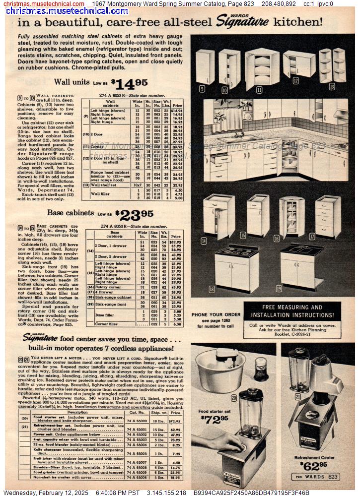 1967 Montgomery Ward Spring Summer Catalog, Page 823