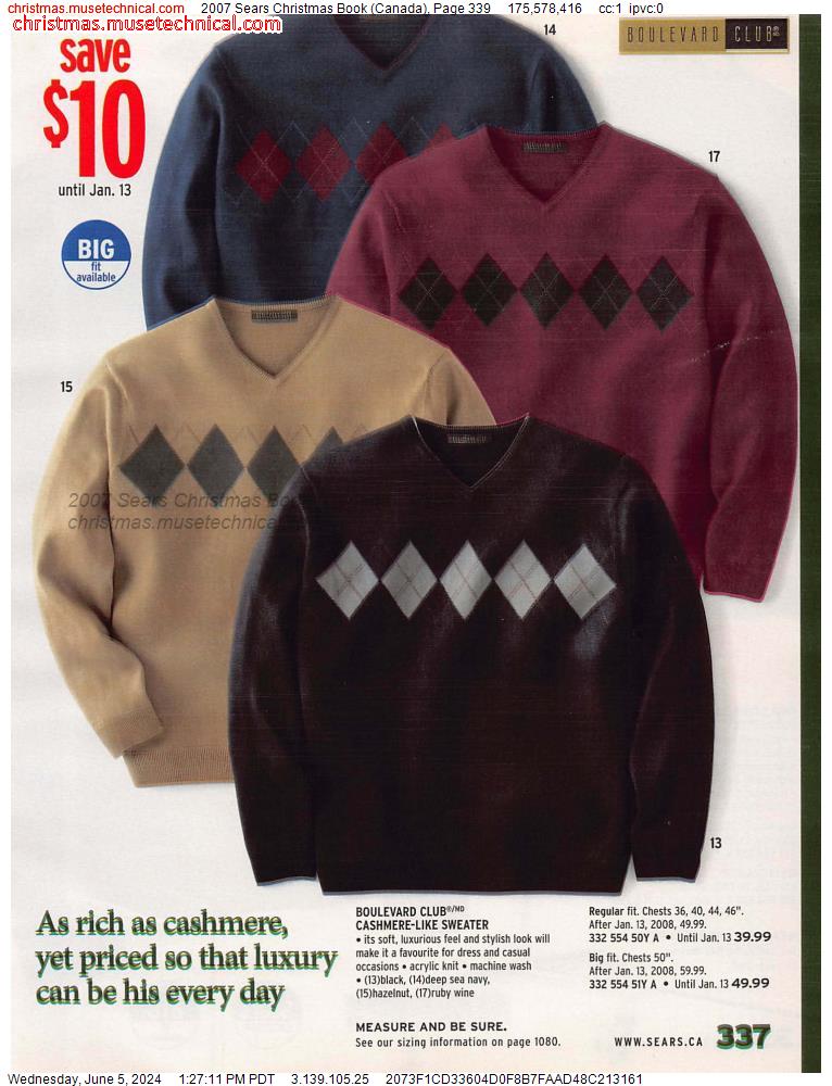 2007 Sears Christmas Book (Canada), Page 339