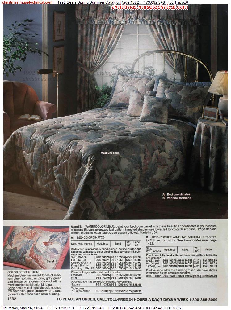 1992 Sears Spring Summer Catalog, Page 1582