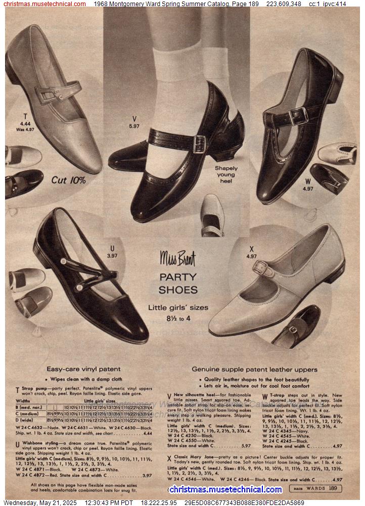 1968 Montgomery Ward Spring Summer Catalog, Page 189