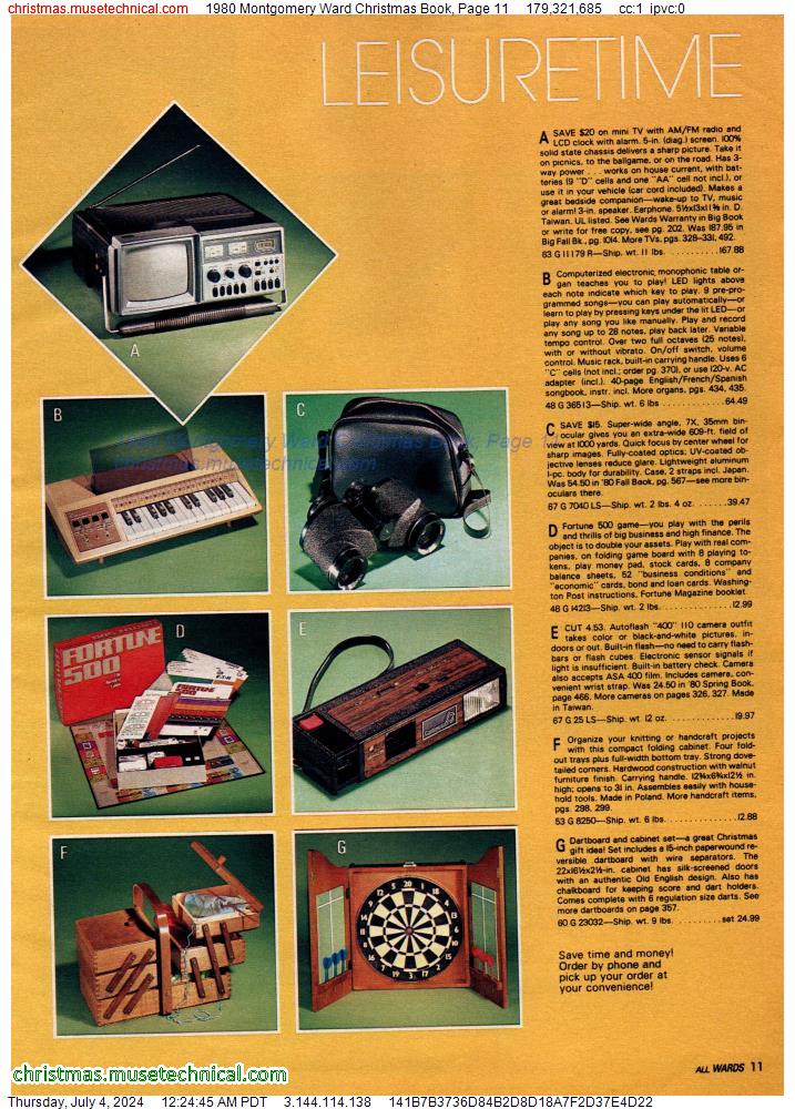 1980 Montgomery Ward Christmas Book, Page 11