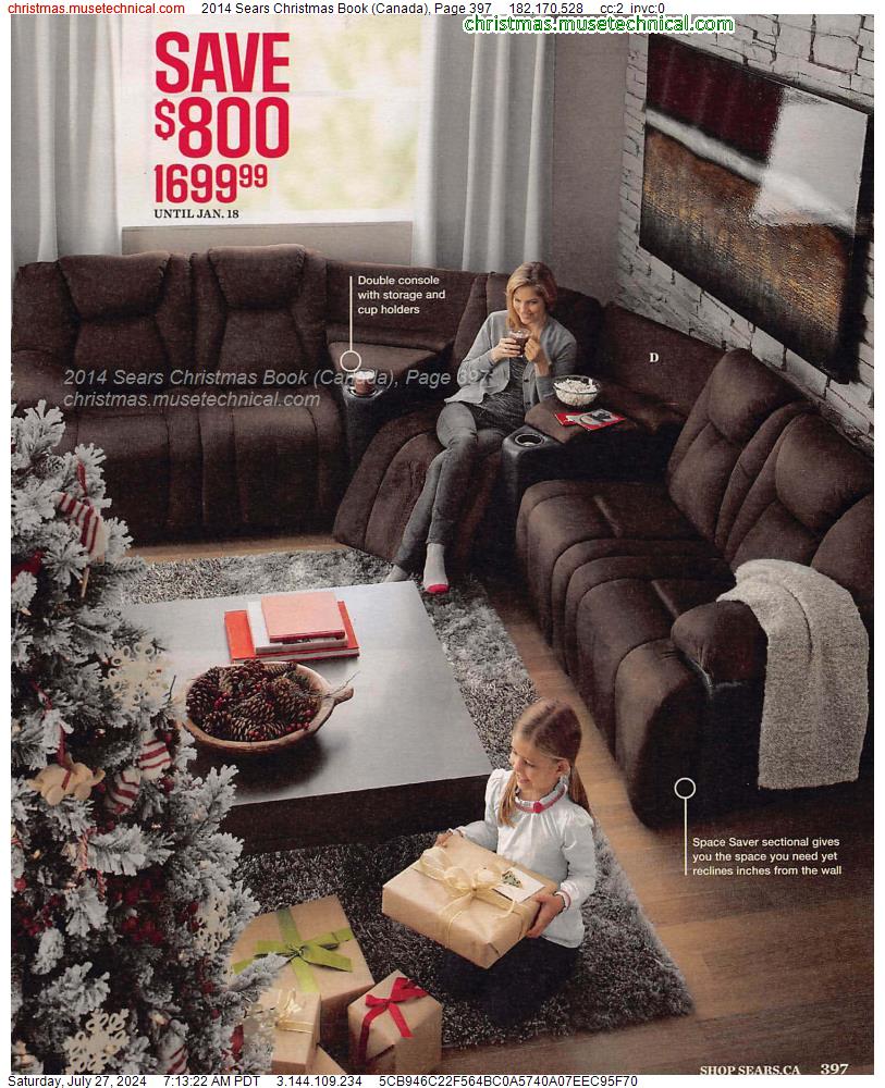 2014 Sears Christmas Book (Canada), Page 397