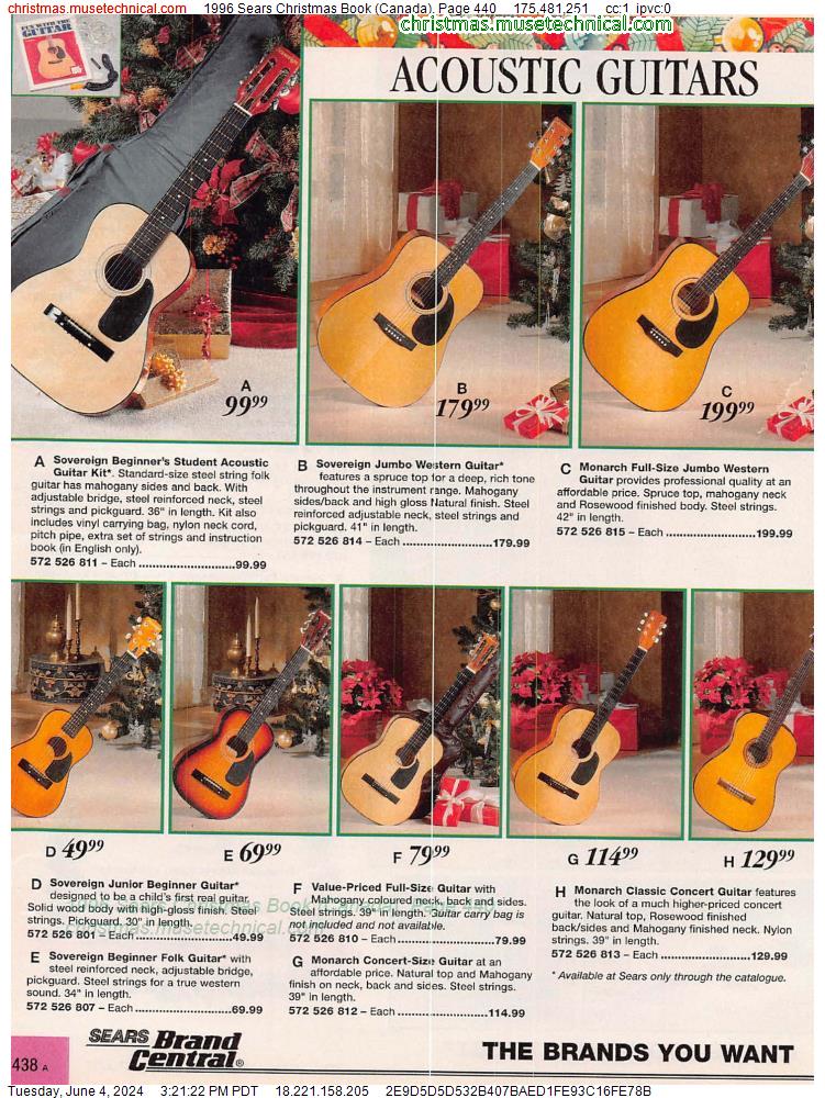 1996 Sears Christmas Book (Canada), Page 440