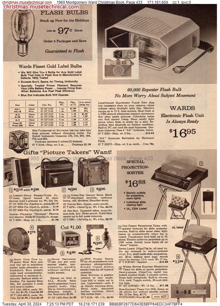 1965 Montgomery Ward Christmas Book, Page 433