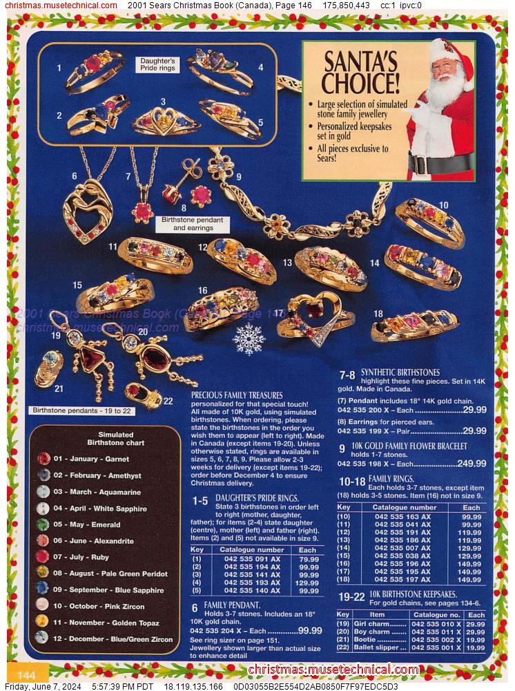 2001 Sears Christmas Book (Canada), Page 146