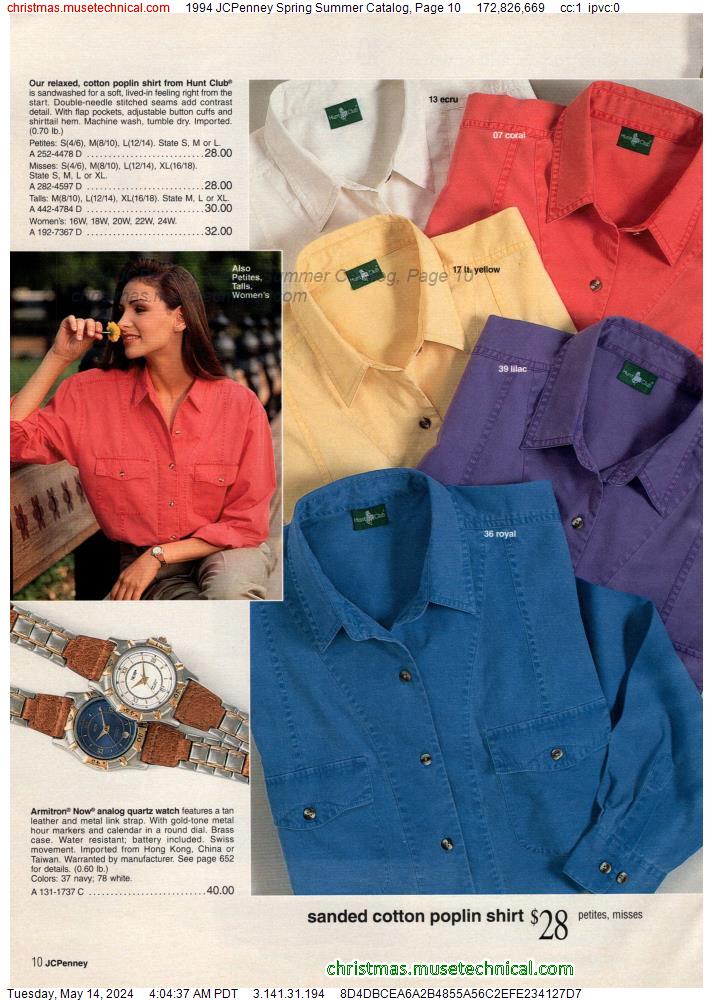 1994 JCPenney Spring Summer Catalog, Page 10