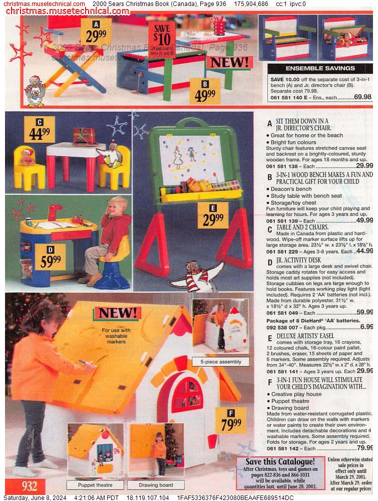 2000 Sears Christmas Book (Canada), Page 936