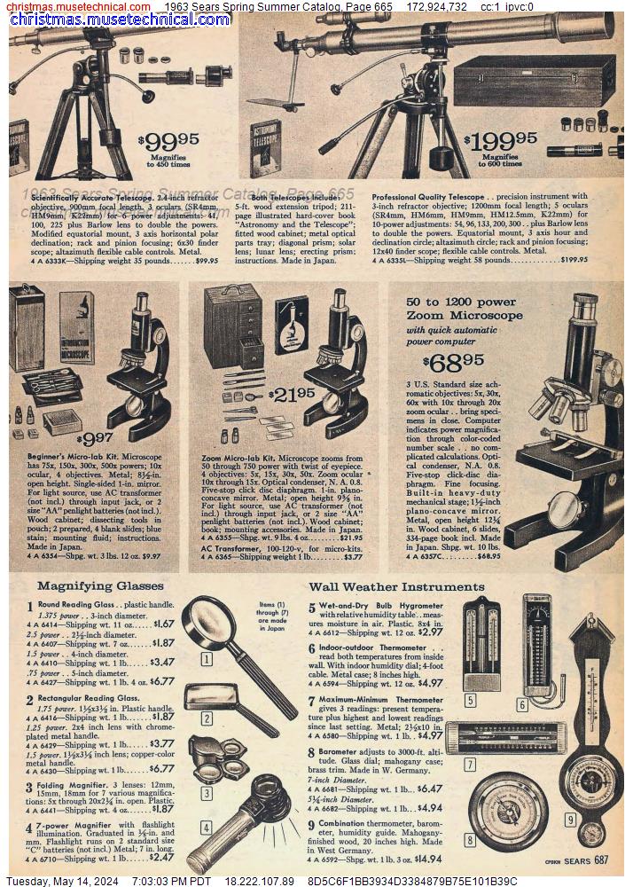 1963 Sears Spring Summer Catalog, Page 665