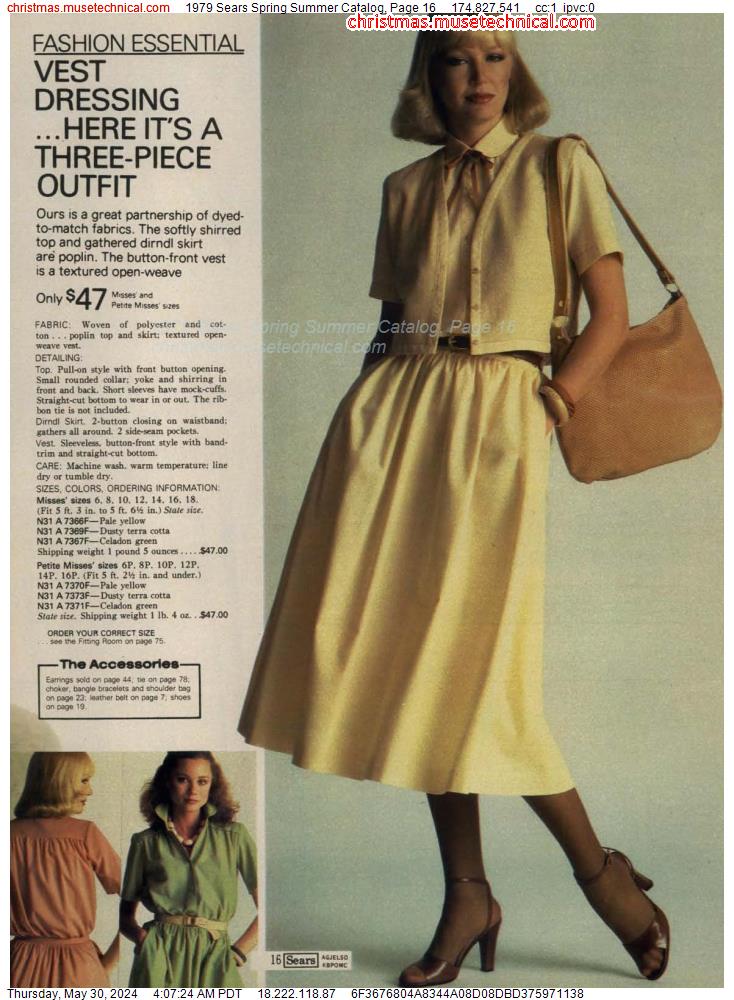1979 Sears Spring Summer Catalog, Page 16