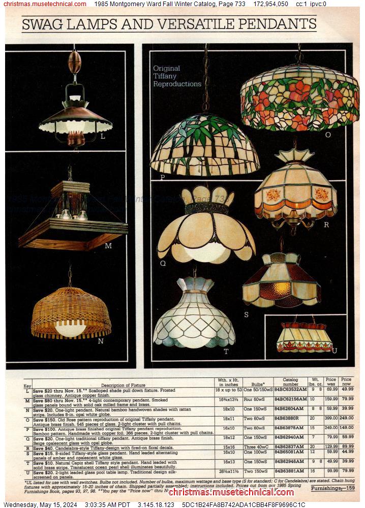 1985 Montgomery Ward Fall Winter Catalog, Page 733