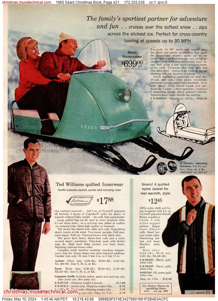 1965 Sears Christmas Book, Page 421