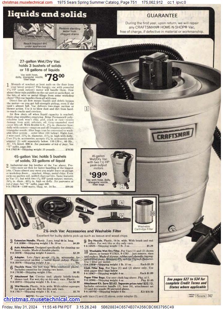 1975 Sears Spring Summer Catalog, Page 751