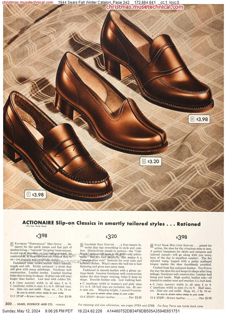 1944 Sears Fall Winter Catalog, Page 342