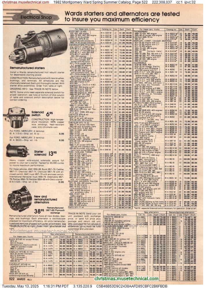 1982 Montgomery Ward Spring Summer Catalog, Page 522