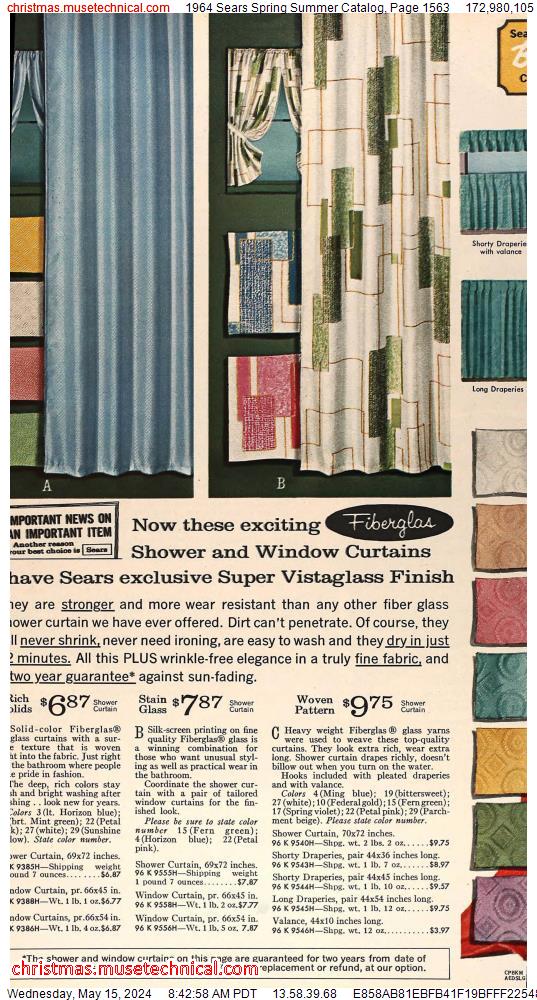 1964 Sears Spring Summer Catalog, Page 1563