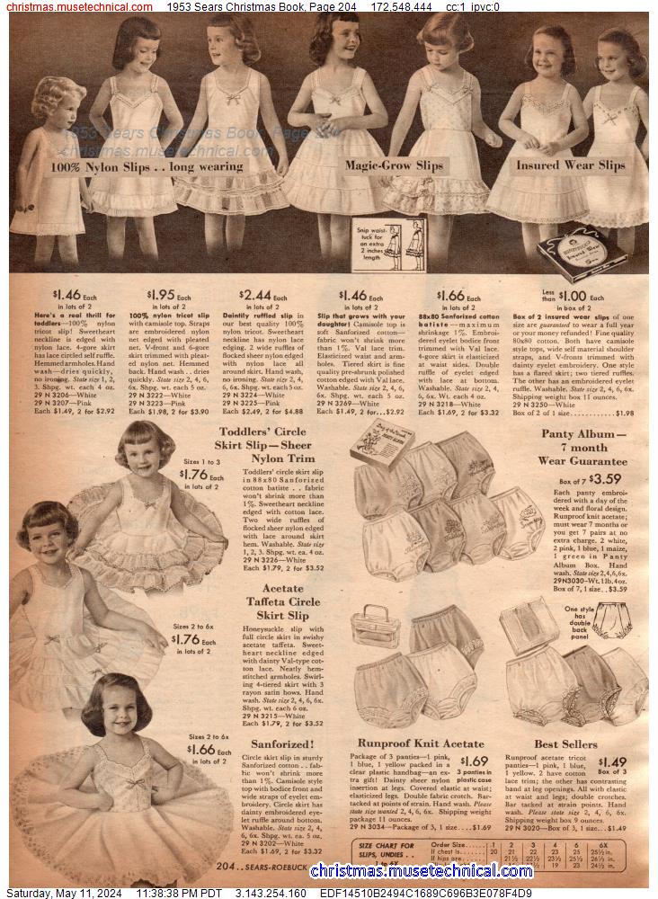 1953 Sears Christmas Book, Page 204
