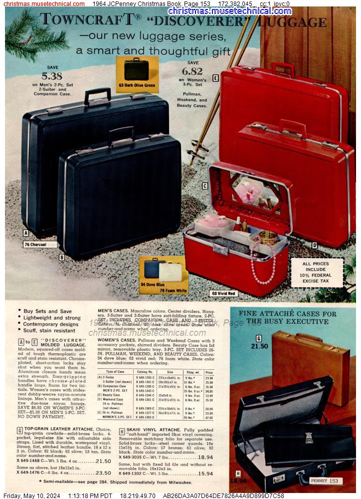 1964 JCPenney Christmas Book, Page 153