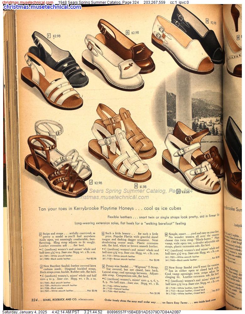 1948 Sears Spring Summer Catalog, Page 324