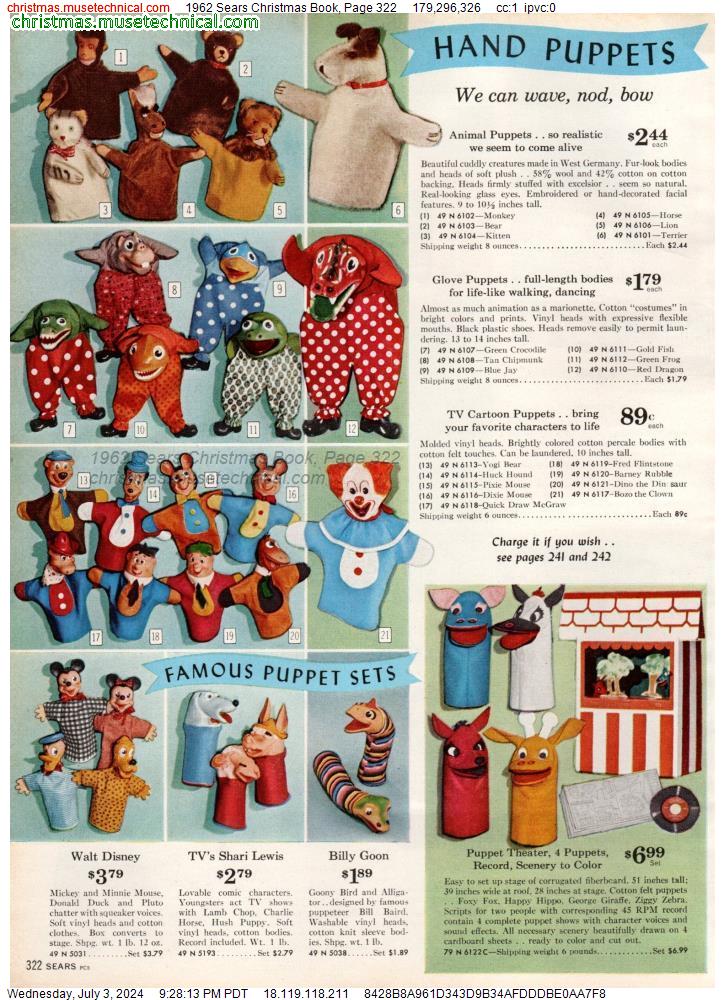 1962 Sears Christmas Book, Page 322