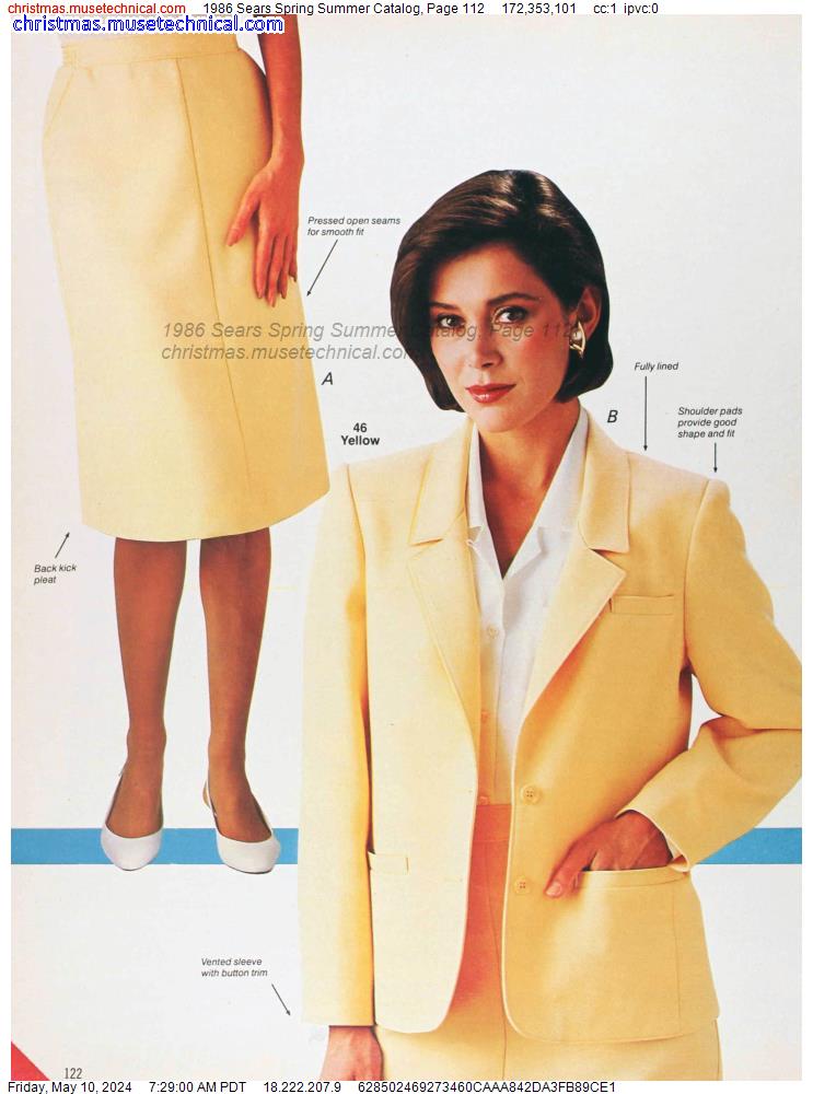 1986 Sears Spring Summer Catalog, Page 112