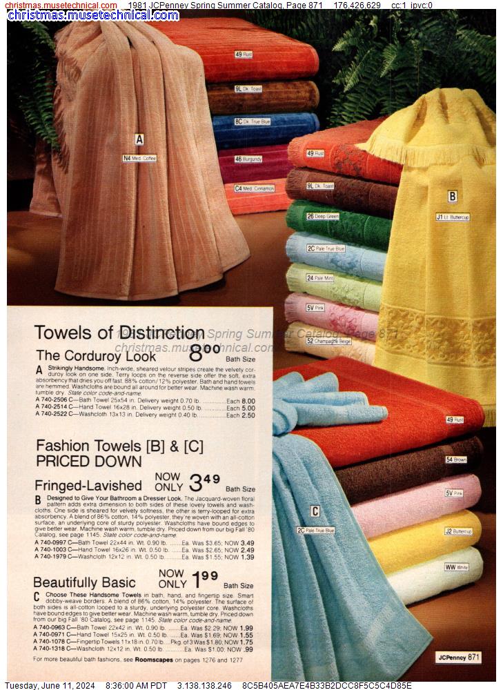 1981 JCPenney Spring Summer Catalog, Page 871
