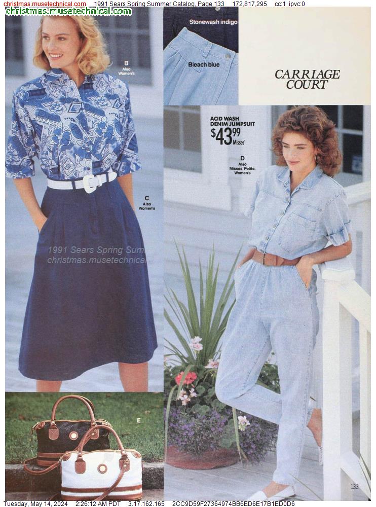 1991 Sears Spring Summer Catalog, Page 133