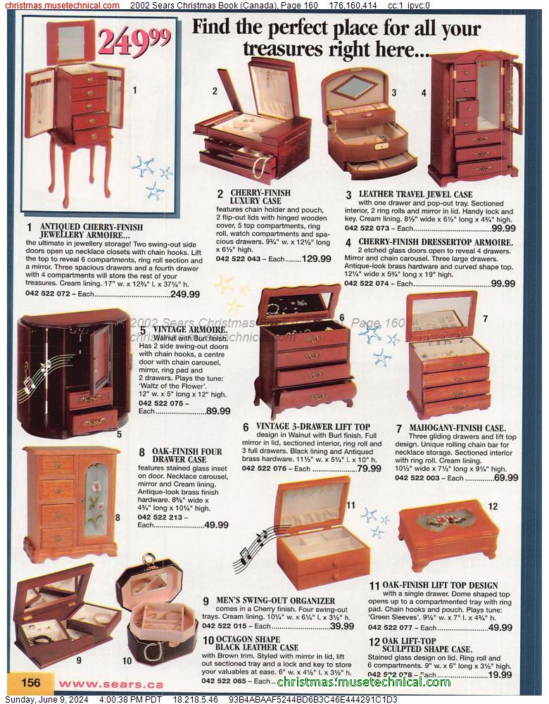 2002 Sears Christmas Book (Canada), Page 160