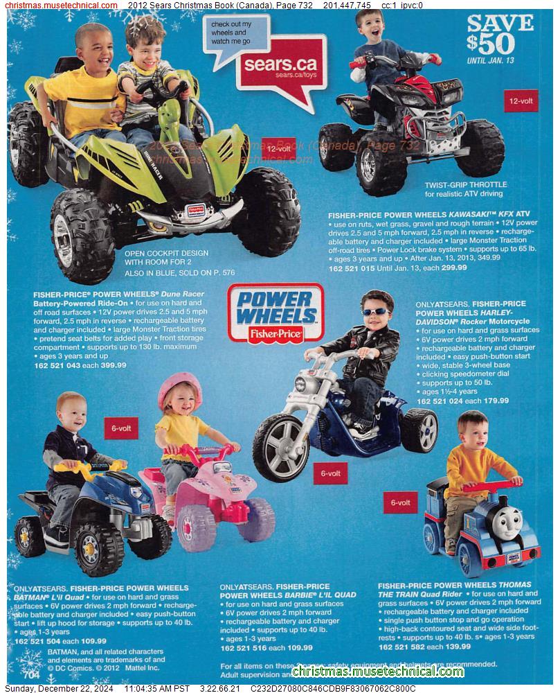 2012 Sears Christmas Book (Canada), Page 732