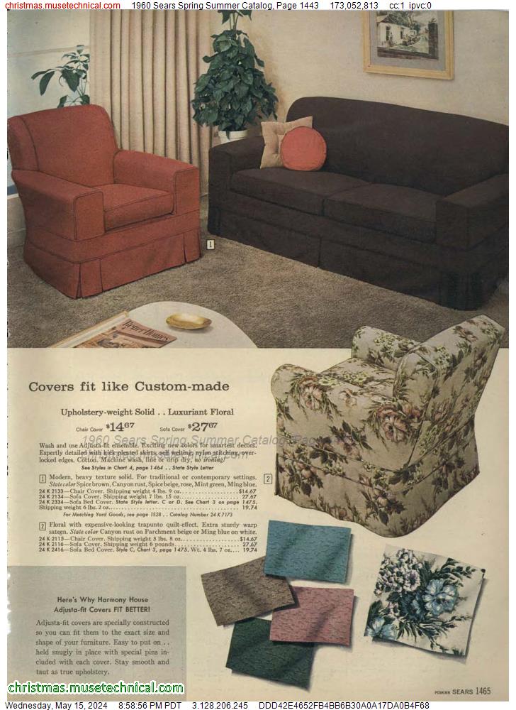 1960 Sears Spring Summer Catalog, Page 1443