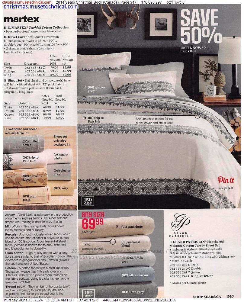 2014 Sears Christmas Book (Canada), Page 347